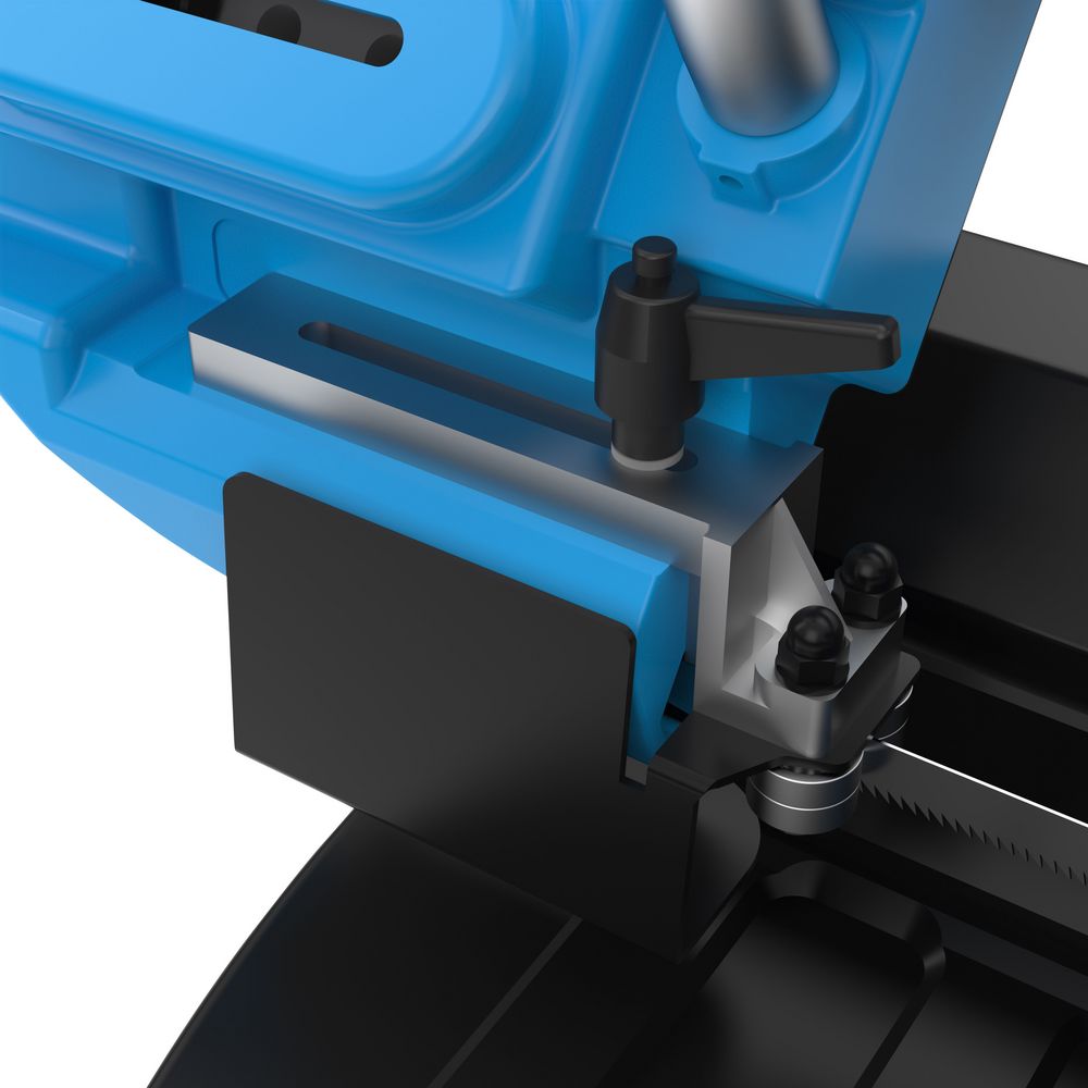 Metallkraft MBS 125 Metallbandsäge - Gehrungssäge Für Stahl & Alu 0-60°